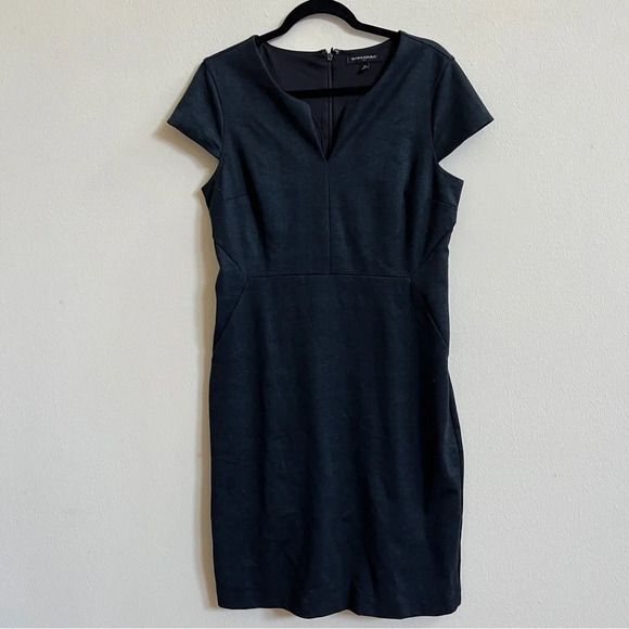 Banana Republic Dresses & Skirts - Banana Republic Sheath Dress 12 Navy Blue Cap Sleeve